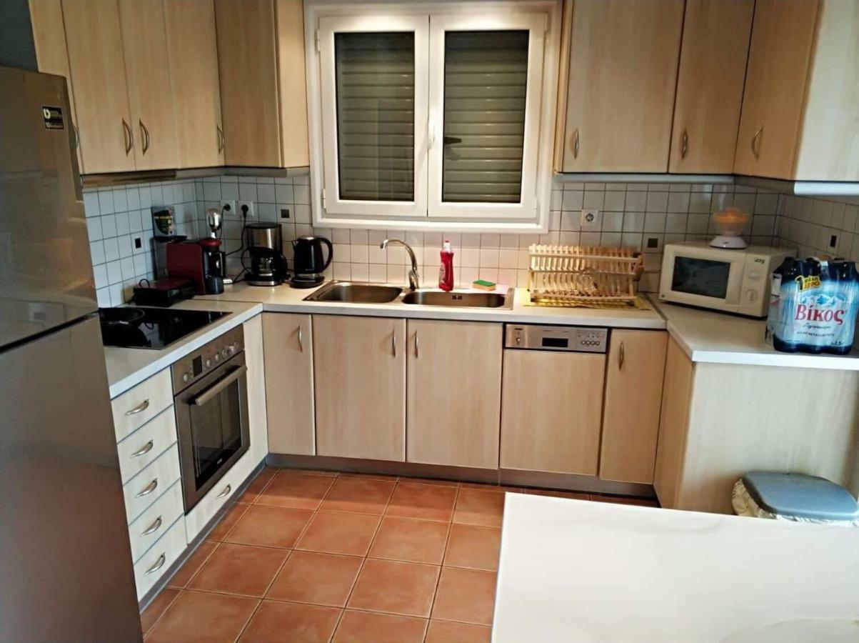 Relaxing Villa With Swimming Pool And Garden Agios Georgios  Bagian luar foto