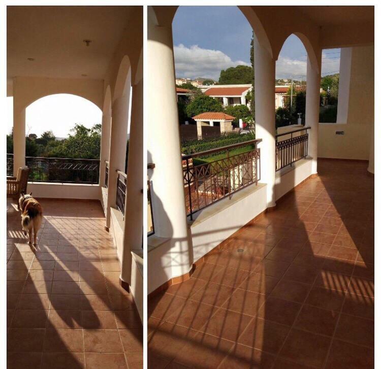 Relaxing Villa With Swimming Pool And Garden Agios Georgios  Bagian luar foto